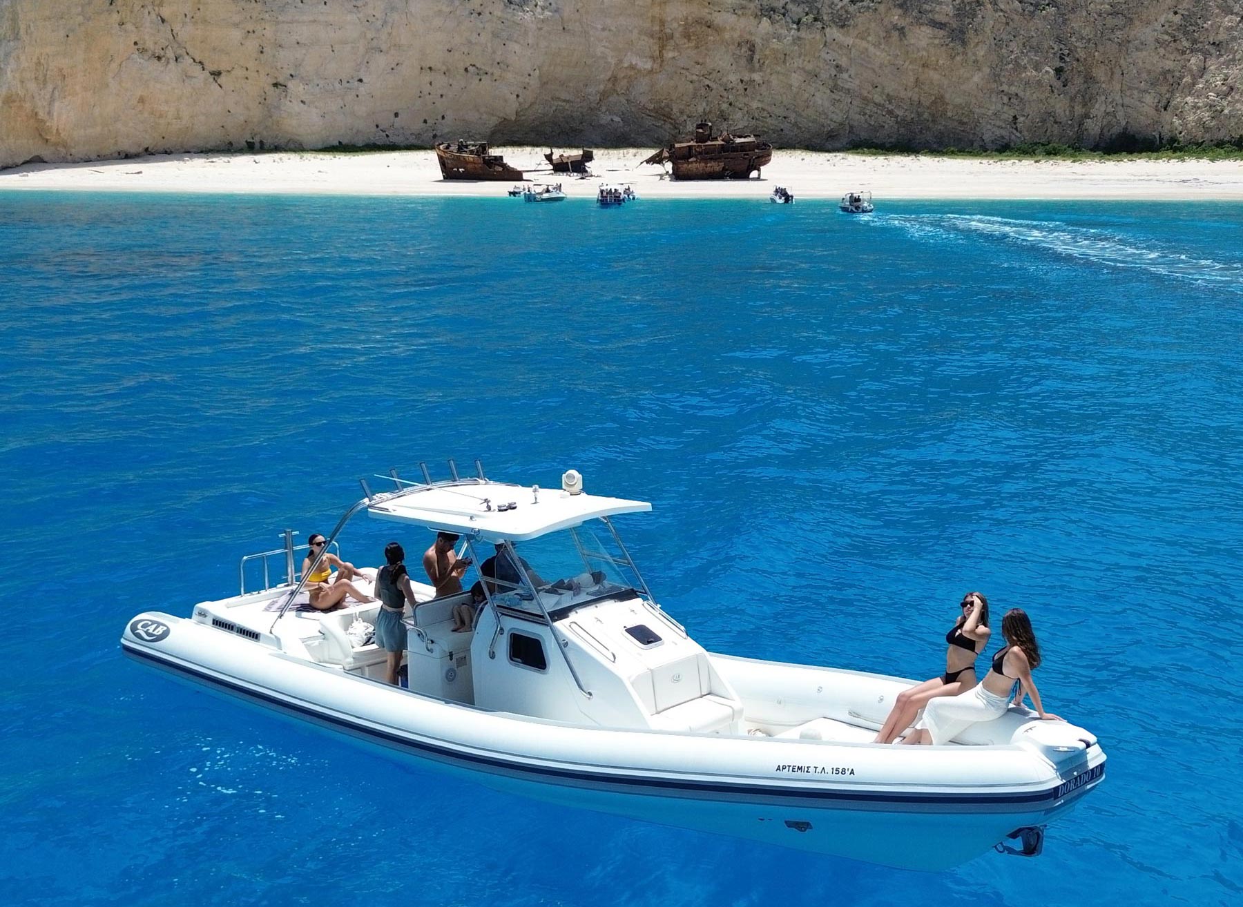 Shipwreck - Blue Caves Tour
